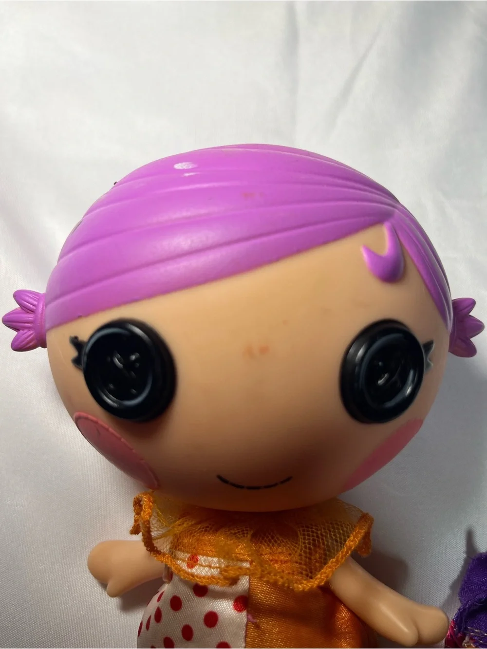Lalaloopsy Littles Lil’ Squirts Top Clown Girl 7” Doll 2011 2 Outfits Shoes